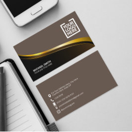 Elegante sociale media pictogrammen | Bedrijfslogo Visitekaartje