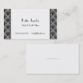 Elegante Sociale Visitekaartjes Contactkaartje (Voorkant / Achterkant)