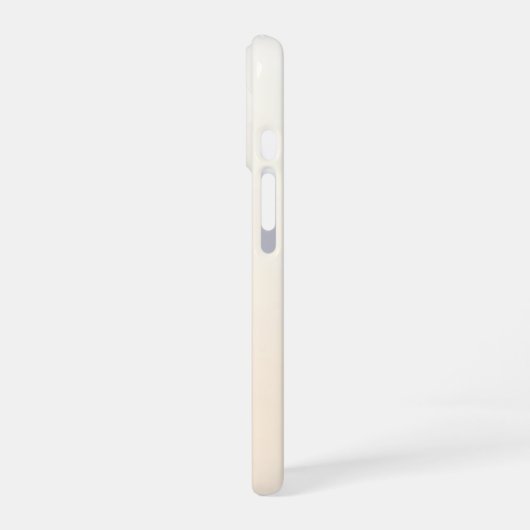 Elegante Soft Gold Gradient iPhone 16 Hoesje – Lux (Linkerkant)