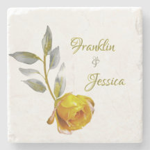 Elegante soft peace roos groen & goud ovaal bruilo