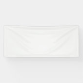 Elegante Solid 6' Banner (Horizontaal)