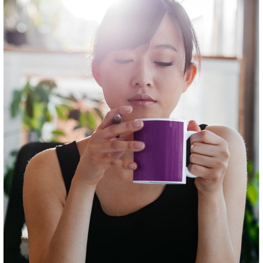 - Elegante Solid Plum - Koffie Mok