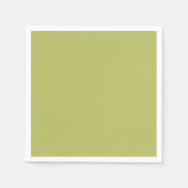 Elegante Solid Spring Green Servet (Voorkant)