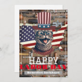 Elegante Solidariteit arbeidersdag met de vlag van Bedankkaart (Voorkant / Achterkant)