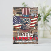 Elegante Solidariteit arbeidersdag met de vlag van Bedankkaart (Staand voorkant)