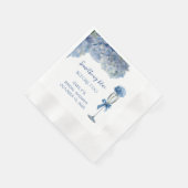 Elegante Something Blue Hydrangea Bloemstuk Feest Servet (Hoek)