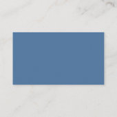 Elegante Something Blue Hydrangea Recept Bruids Informatiekaartje (Achterkant)