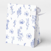 Elegante Something Blue voor ik Bruidsbad doe Bedankdoosjes (Achterkant)