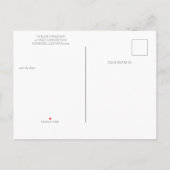 Elegante Sophisticated Floral Wedding Bewaar de da Aankondigingskaart (Achterkant)