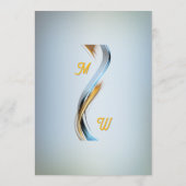 Elegante Sophisticated Luxury Botanical Wedding Menu (Achterkant)