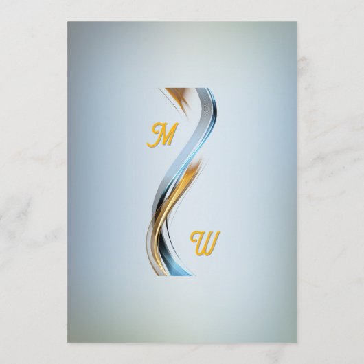 Elegante Sophisticated Luxury Botanical Wedding Menu (Achterkant)