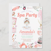 Elegante Spa dag verjaardag Kaart (Voorkant)