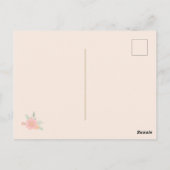 Elegante spa-feestuitnodiging met namaakgoud  briefkaart (Achterkant)