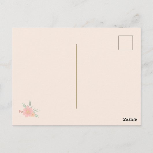 Elegante spa-feestuitnodiging met namaakgoud  briefkaart (Achterkant)