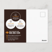 Elegante Spa Schoonheidssalon Make-up Nagels & Fac Briefkaart (Achterkant)