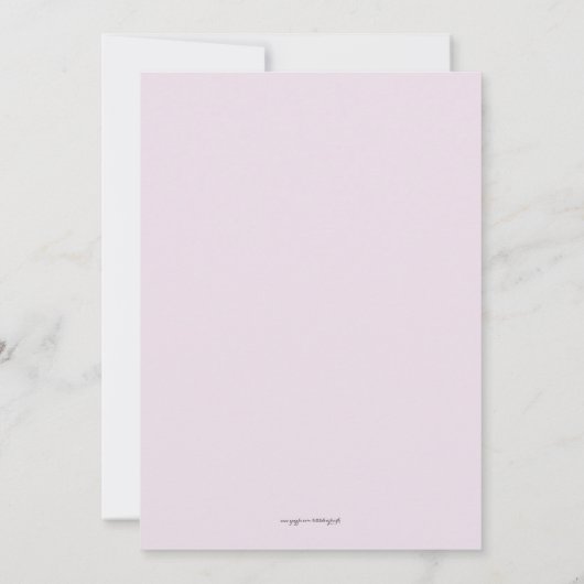 Elegante Sparkle Crystal Gown Quinceanera Uitnodig Kaart (Achterkant)