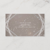 Elegante Sparkle Moderne Geometrische Glam Chic Visitekaartje (Achterkant)