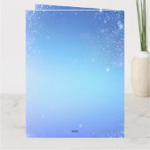 Elegante Sparkle Wedding Bedankkaart (Achterkant)