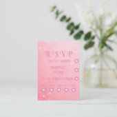 Elegante Sparkle Wedding Informatiekaartje (Staand voorkant)