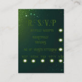 Elegante Sparkle Wedding Informatiekaartje (Voorkant)
