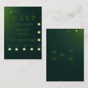 Elegante Sparkle Wedding Informatiekaartje