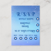 Elegante Sparkle Wedding Informatiekaartje (Voorkant)