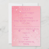 Elegante Sparkle Wedding Kaart (Voorkant)