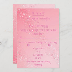 Elegante Sparkle Wedding Kaart