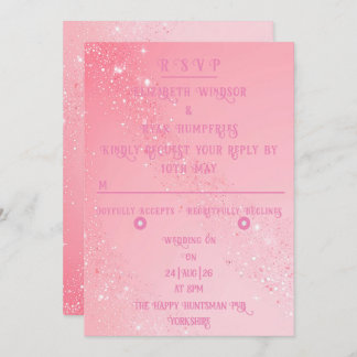 Elegante Sparkle Wedding Kaart