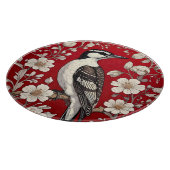 Elegante specht Floral William Morris Geïnspireerd Snijplank (Hoek)