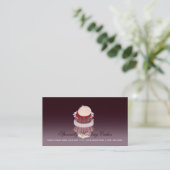 Elegante Specialiteit Bruiloft Taart Bakkerij Met  Visitekaartje (Staand voorkant)