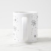 Elegante spiraal kerstboom Mok (Achterkant)