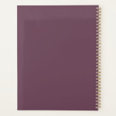 Elegante spiraalplanner voor dagelijkse organisati planner (Achterkant)