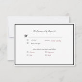 Elegante spoeling met inkt RSVP (Achterkant)