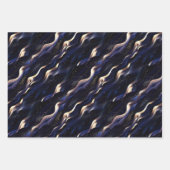 Elegante sprankelende fantasie en duintexturen inpakpapier vel (Voorkant 2)