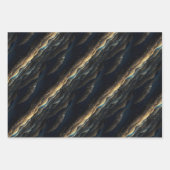 Elegante sprankelende fantasie en duintexturen inpakpapier vel (Voorkant)