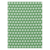 Elegante sprankelende glitter groene ijzige sneeuw tafelkleed (Voorkant)