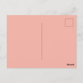 Elegante sprankelende zacht roze en gouden 40e ver briefkaart (Achterkant)