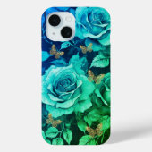 Elegante  sprookjesachtige Rozen en vlinders Case-Mate iPhone Case (Achterkant)