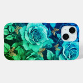 Elegante  sprookjesachtige Rozen en vlinders Case-Mate iPhone Case (Achterkant (horizontaal))