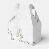 Elegante sprookjesprinses | Verjaardagsfeestje Bedankdoosjes (Achterkant)