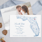 Elegante St. Augustine Florida bruiloft marine kaa Save The Date