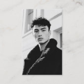 Elegante St. Francis Fotogebed Kaart Visitekaartje (Voorkant)