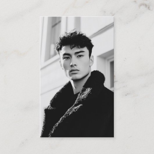 Elegante St. Francis Fotogebed Kaart Visitekaartje (Voorkant)