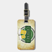 Elegante St.Patrick`s Dag Bagagelabel (Voorkant verticaal)