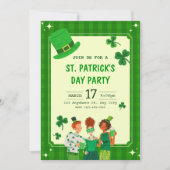 Elegante St. Patrick's Day-feestuitnodiging Kaart (Voorkant)