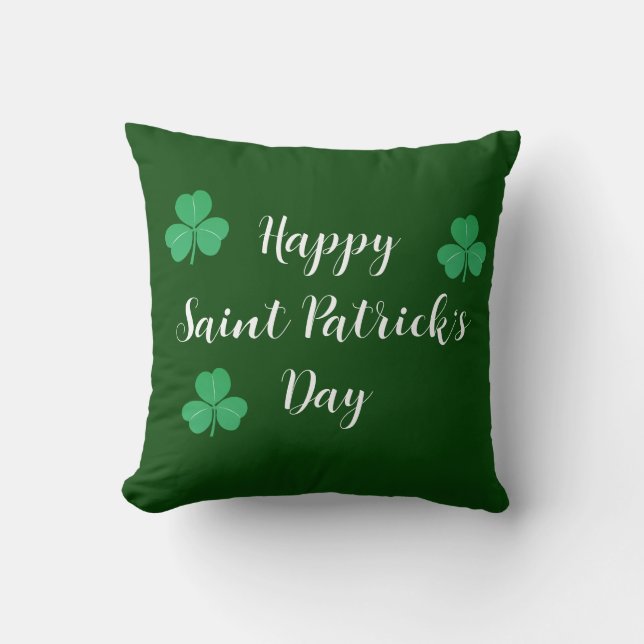 Elegante St Patrick's Day Kussen (Voorkant)