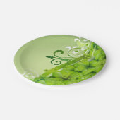 Elegante St. Patrick's Day Shamrocks en Scrolls Papieren Bordje (Gekanteld)