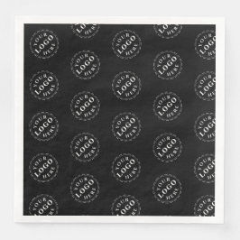 Elegante standaard servetten met eigen naam en tit