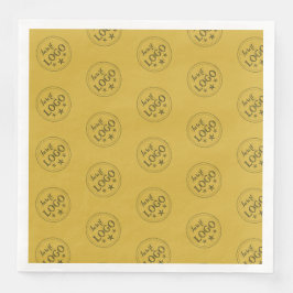 Elegante standaard servetten met eigen naam en tit